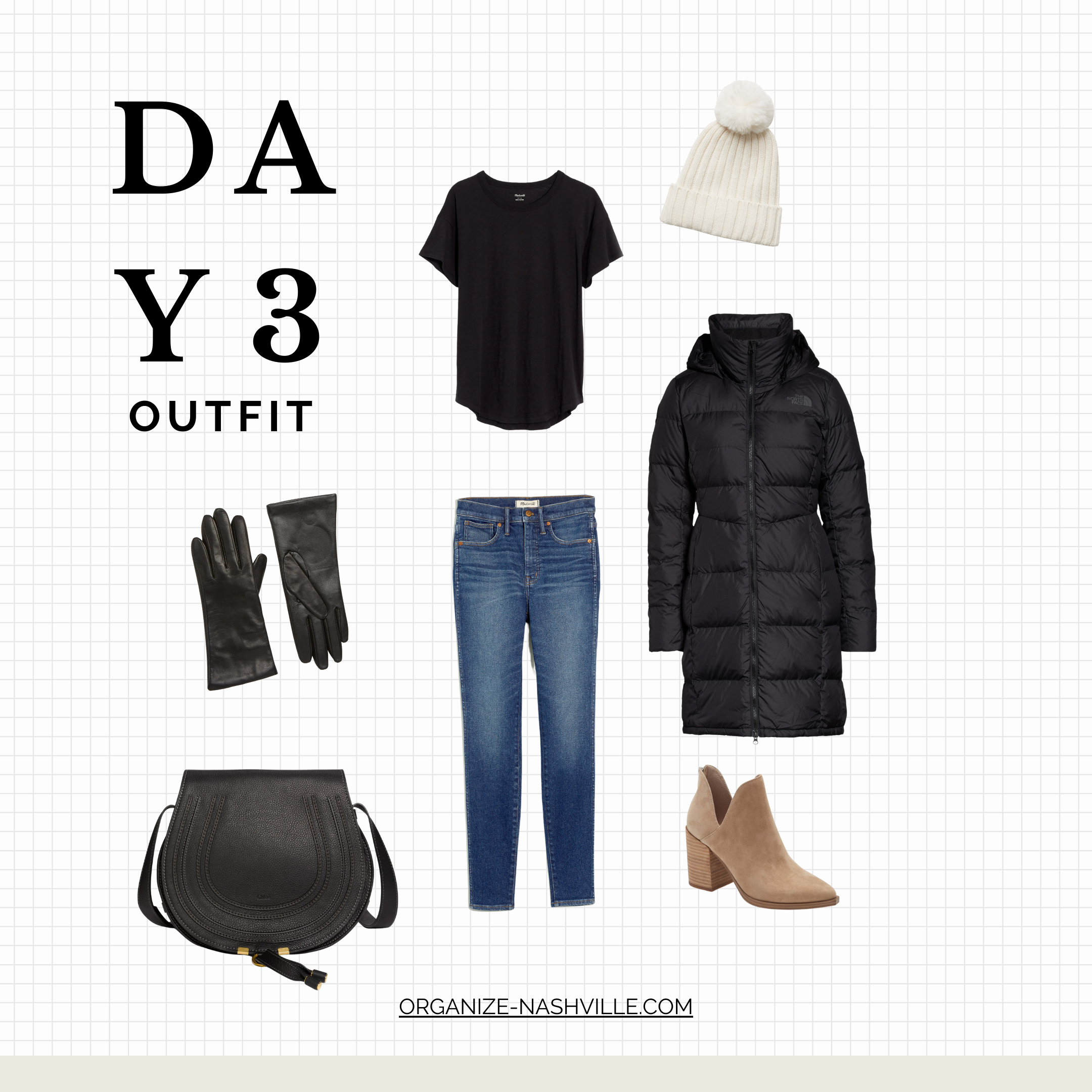 A Week's Worth of Outfits: Winter Capsule Edition — Organize Nashville