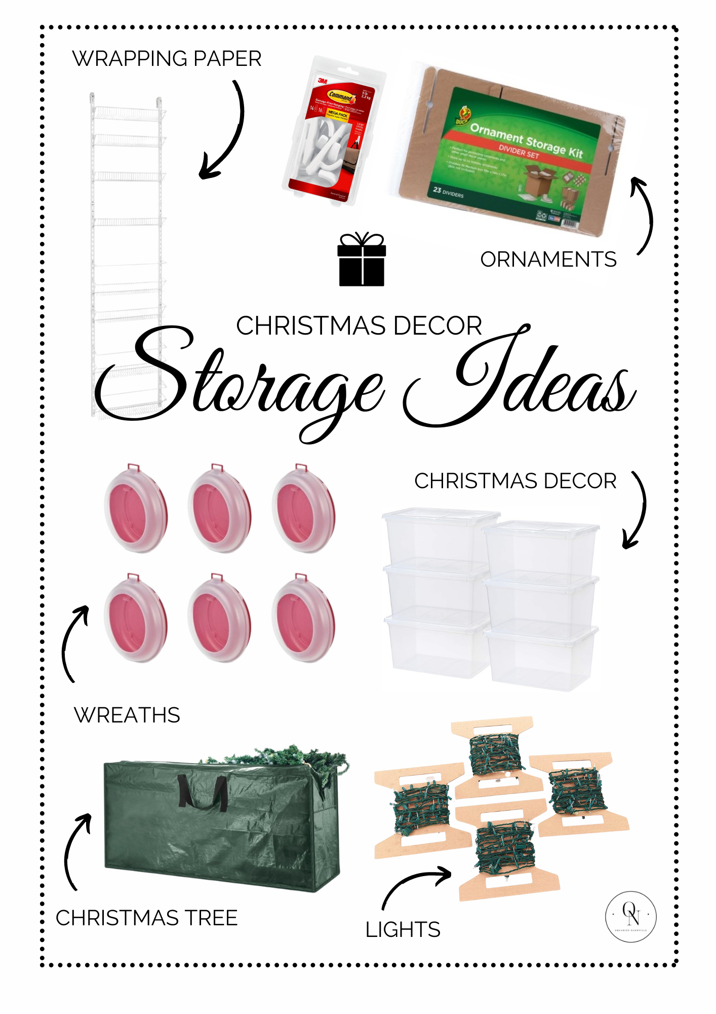 Organize Christmas Decor Storage — Organize Nashville