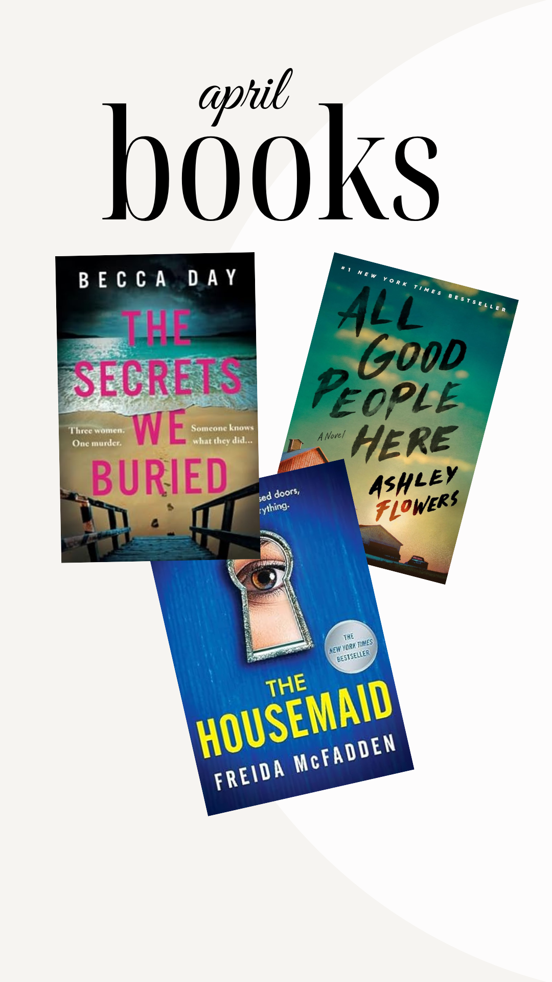 April Books I Loved | April Page Turners to Read | April Book Club ...