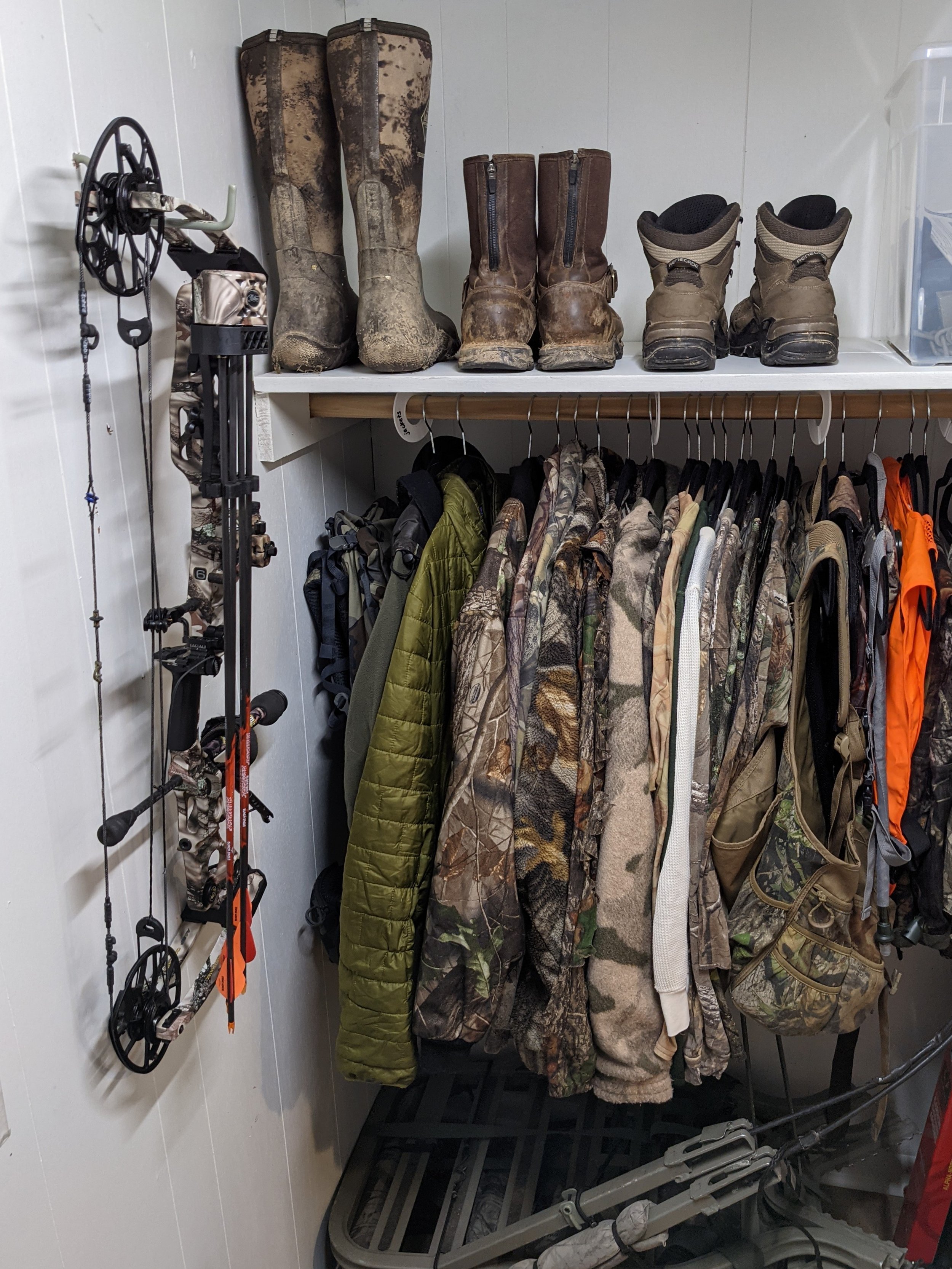 40 Man Stuff For Styling and Personalizing  Rustic closet, Hunting room,  Storage room organization