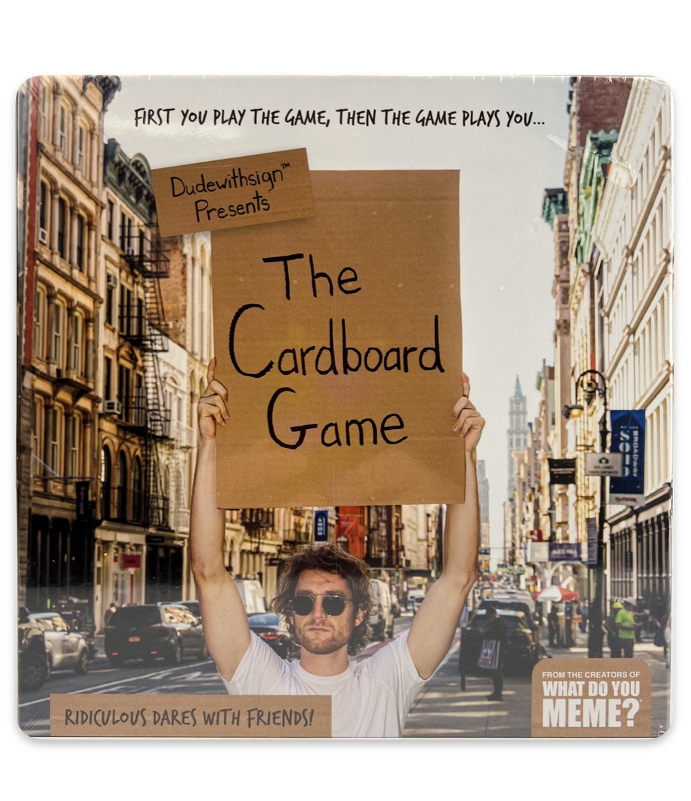 The Cardboard Game - The Party Game of Ridiculous Dares & Challenges —  Fashion Cents Consignment & Thrift Stores in Ephrata, Strasburg, East Earl