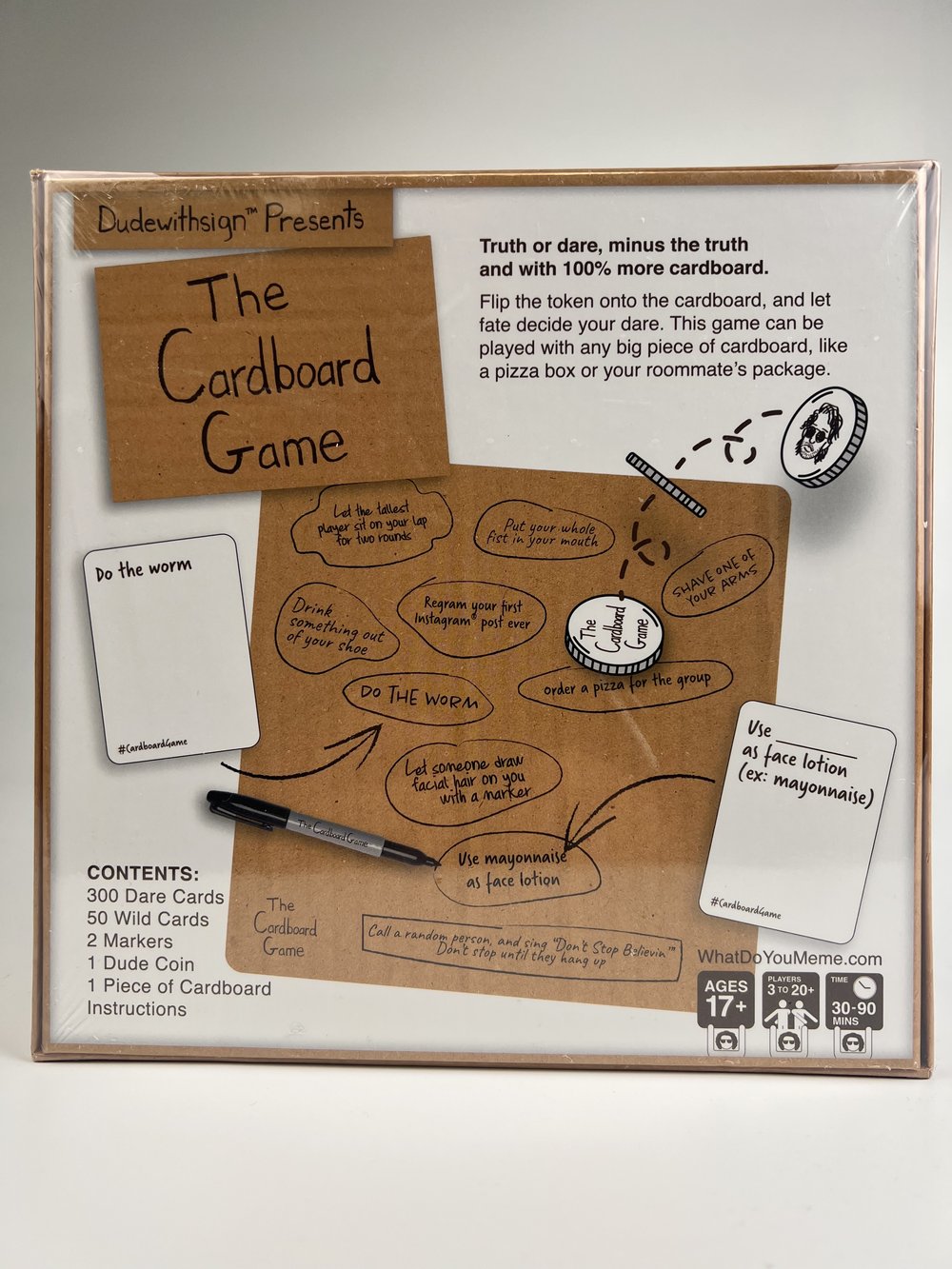 The Cardboard Game - The Party Game of Ridiculous Dares & Challenges —  Fashion Cents Consignment & Thrift Stores in Ephrata, Strasburg, East Earl