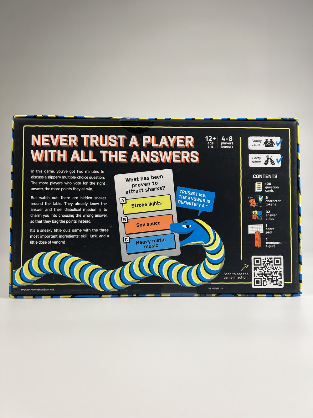 Snakesss Social Deduction Strategy Card Board Game, for Familes, Adults and  Kids