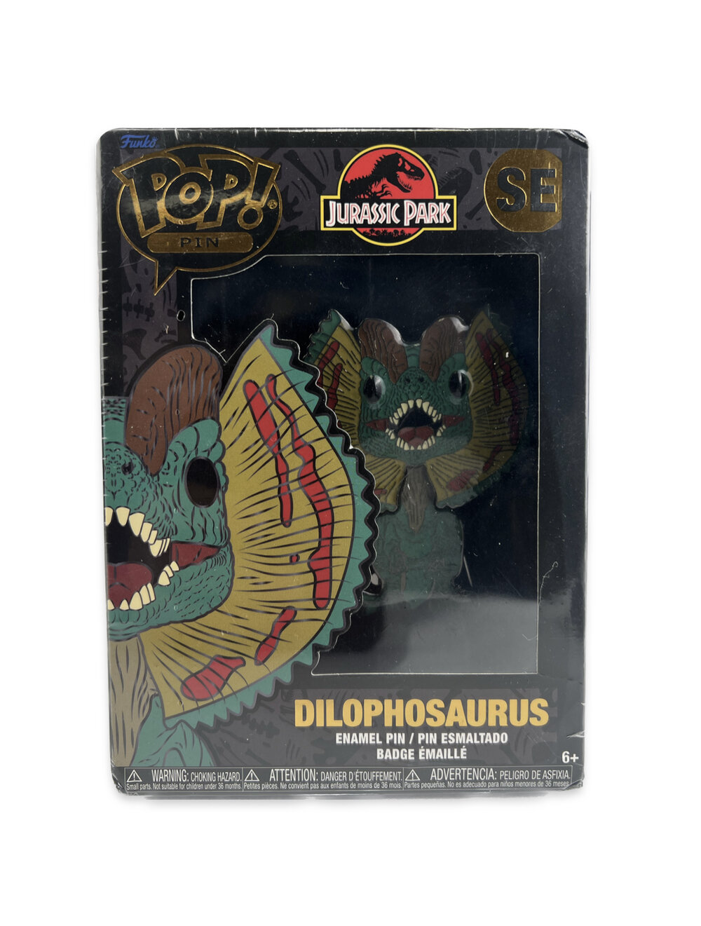 Funko POP! Jurassic Park Dilophosaurus Pin — Fashion Cents Consignment &  Thrift Stores in Ephrata, Strasburg, East Earl, Morgantown PA
