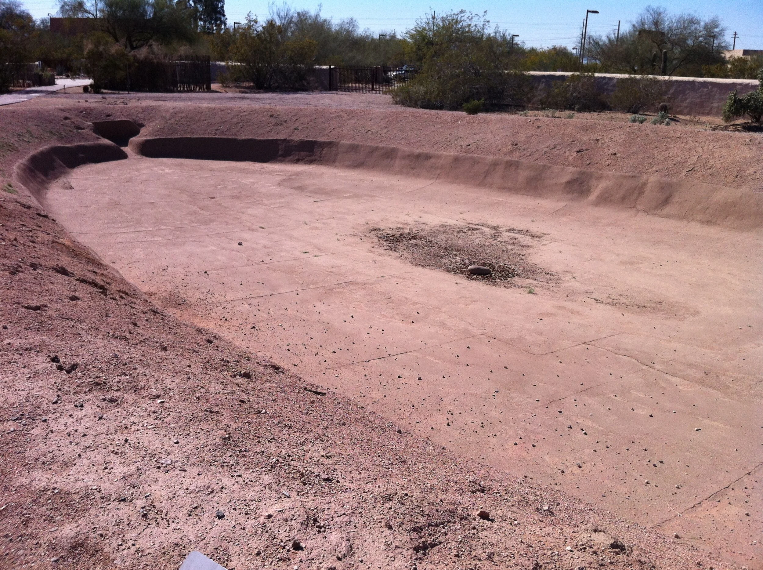 In case you were wondering what a Hohokam ball court looks like, here is one from Pueblo Grande in Phoenix