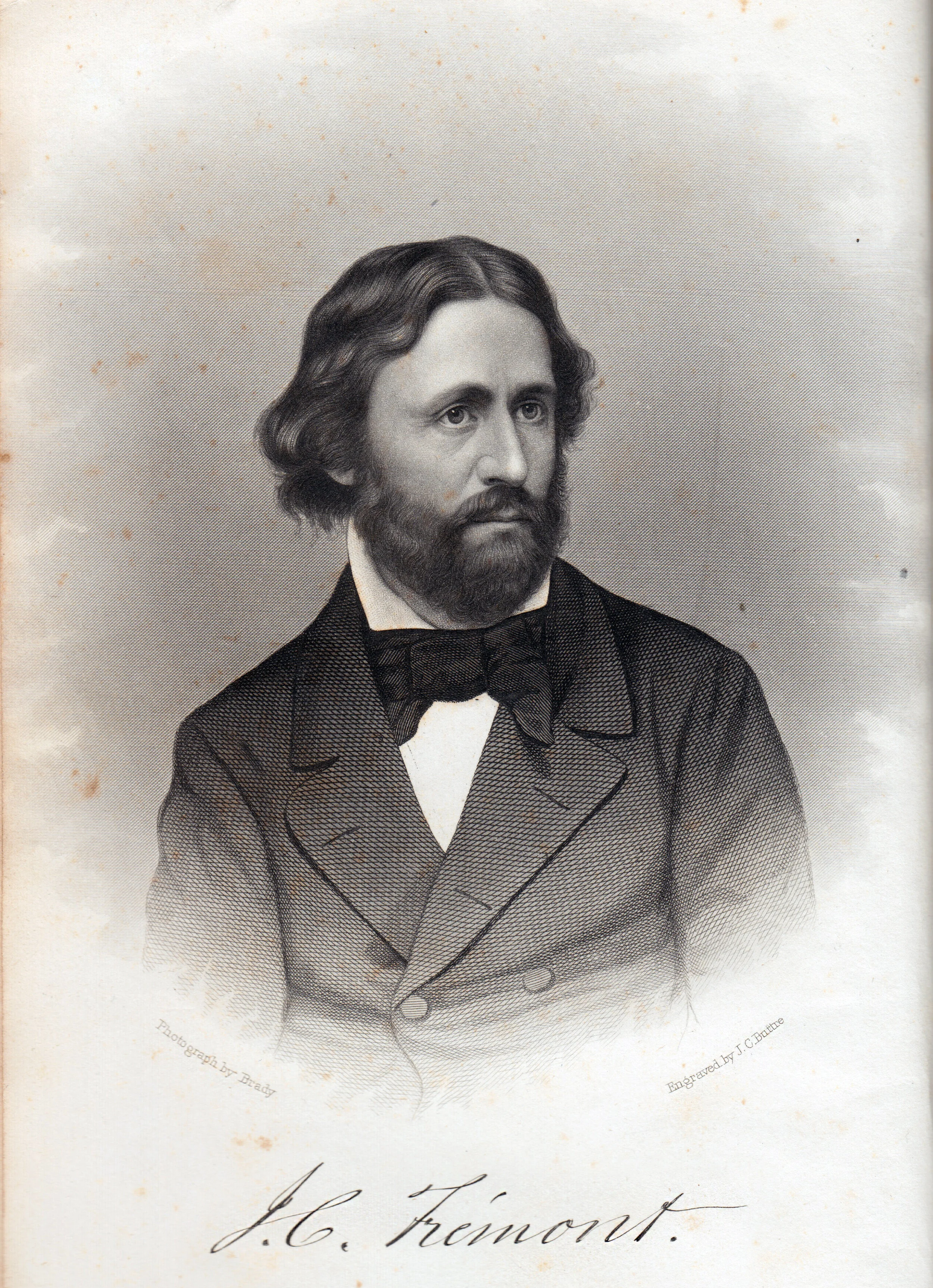 An 1856 image of John C. Fremont