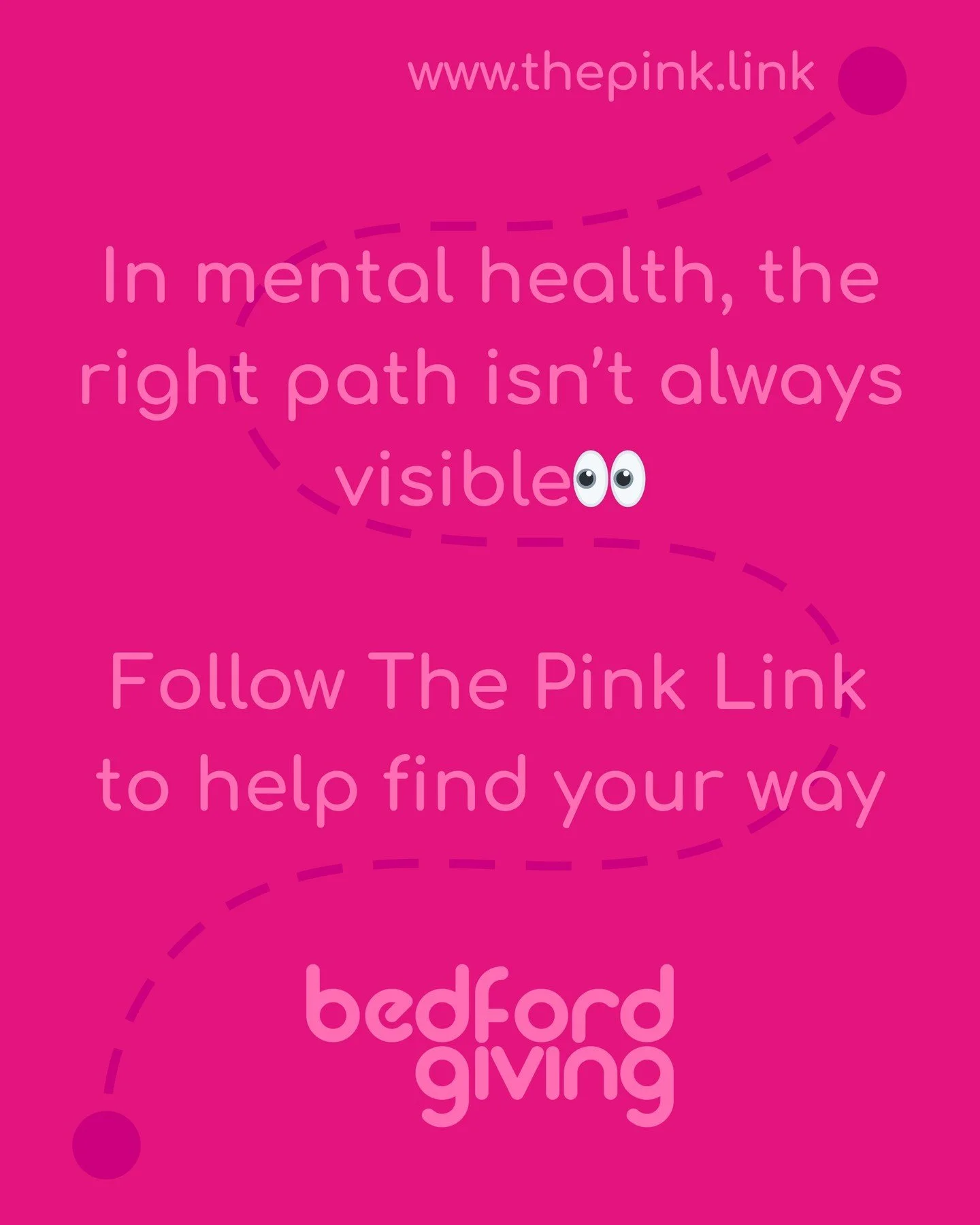 This Friday we are turning pink!

🌸 In mental health, the right path isn&rsquo;t always visible.
👀 Follow The Pink Link and help light the way for young people&rsquo;s wellbeing.
🔗 www.thepink.link
📅 Save The Date: Friday 10th October | 3&ndash;1
