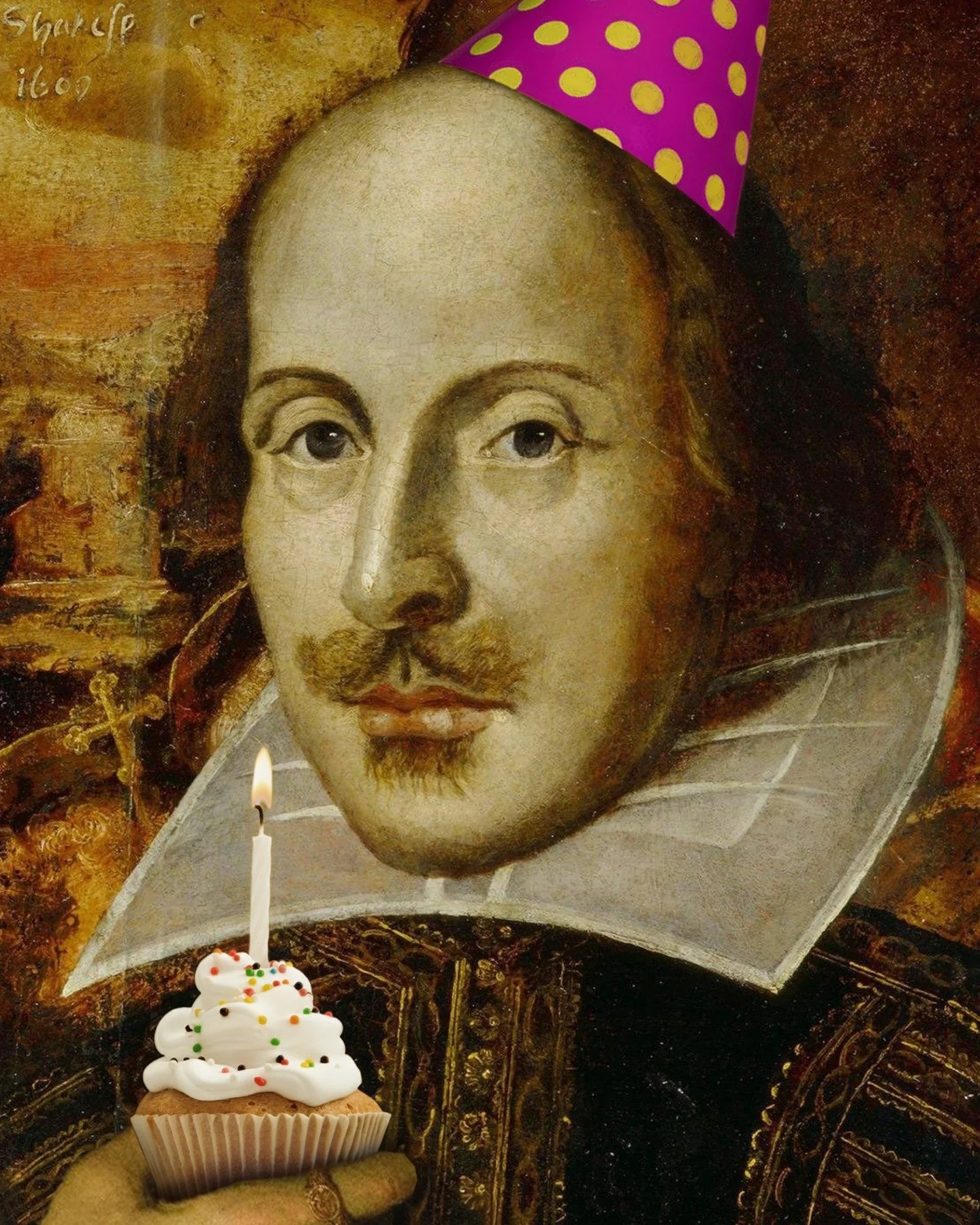 Happy birthday to William Shakespeare! We are looking forward to hosting @completeshakespeare next week! Almost sold out so go grab one of the last few tickets if you haven't already. 😍