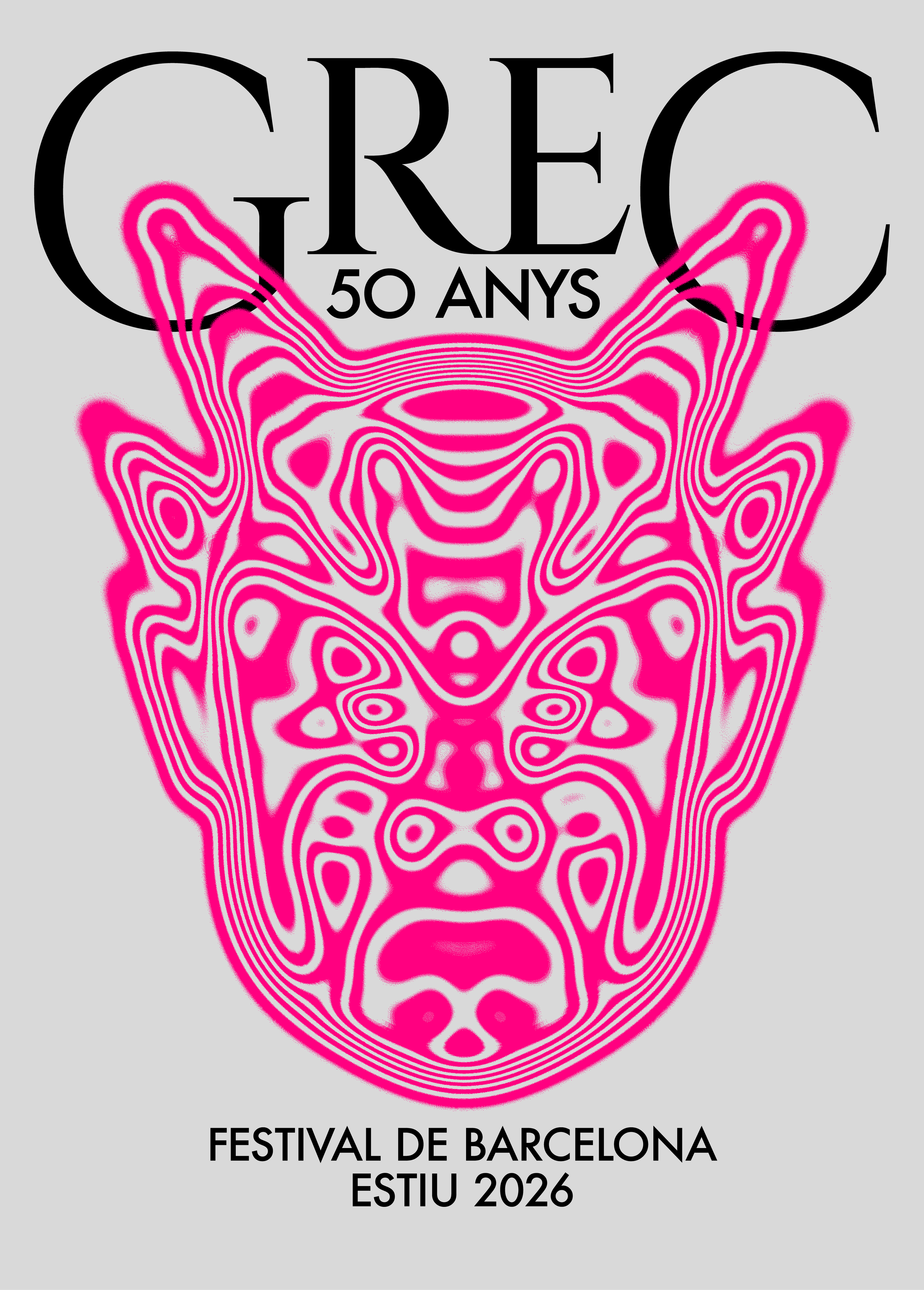 Festival-Grec-2026-50-nys-Sergi-delgado_OPtical_art_FAUNE-teatre-poster-Cartell-02.png