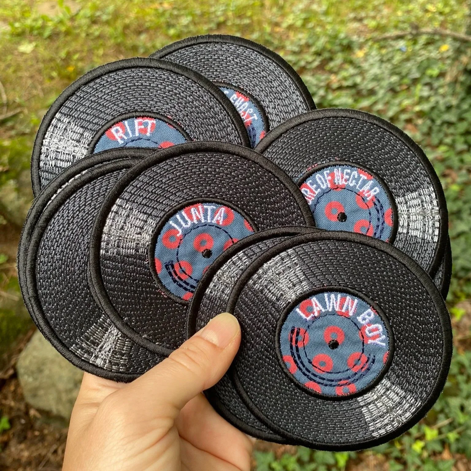 Phish Records Handmade iron-on patch