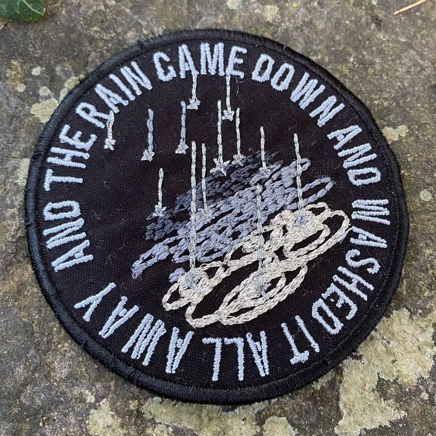 Petrichor Handmade iron-on embroidered Phish Patch