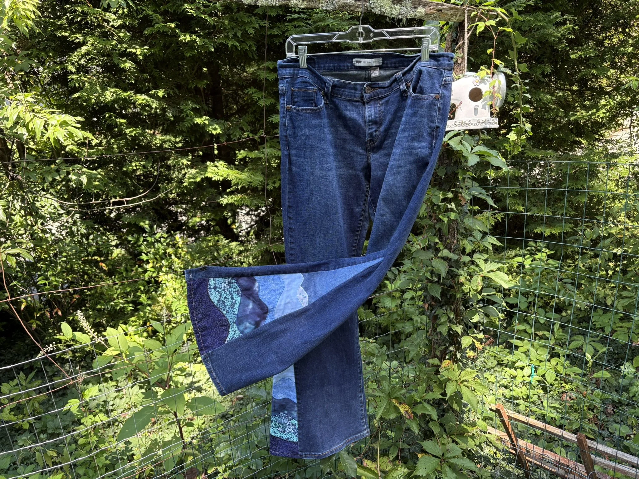 Blue Ridge Mountains Upcycled Jeans - SOLD OUT