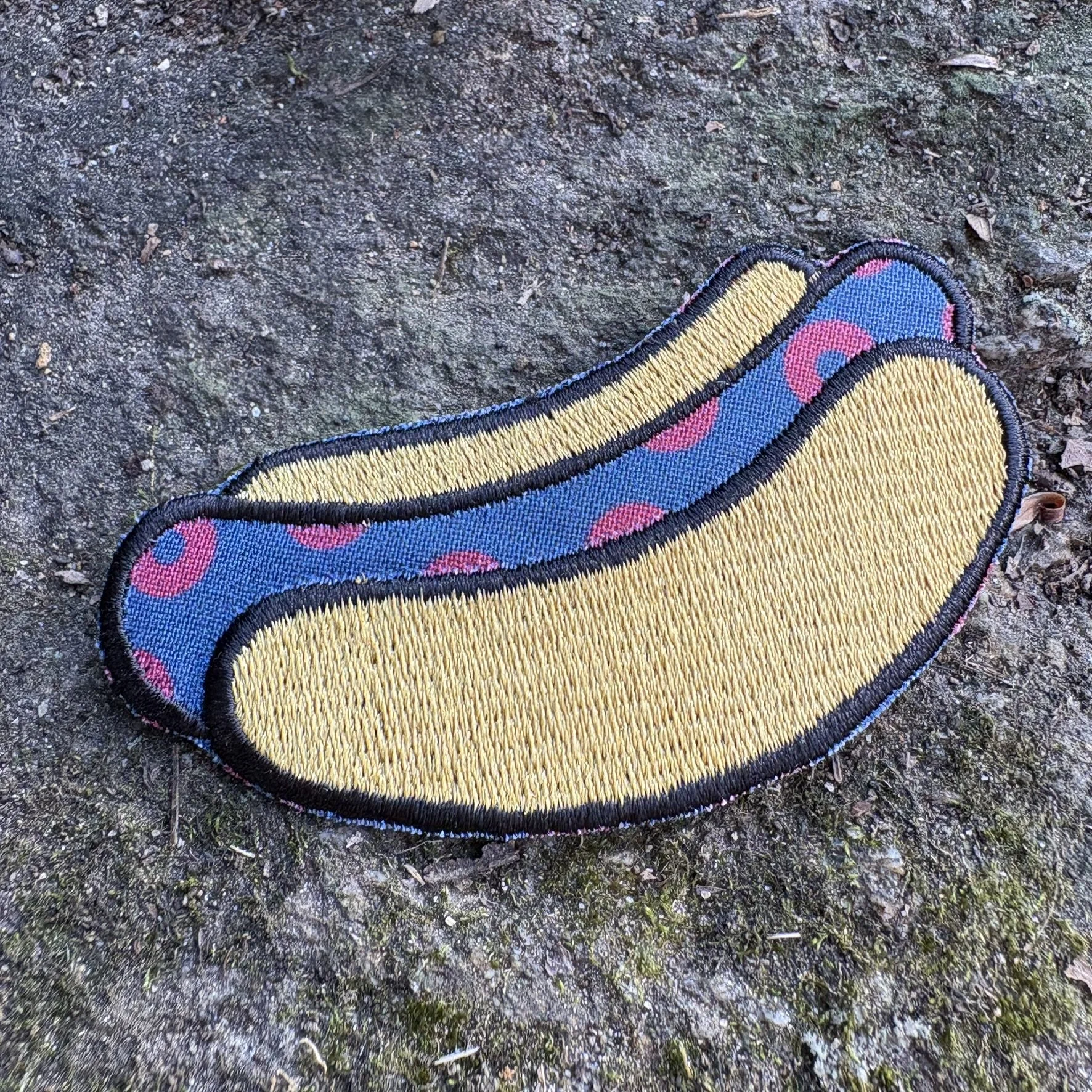 Meatstick Handmade iron-on embroidered Phish patch
