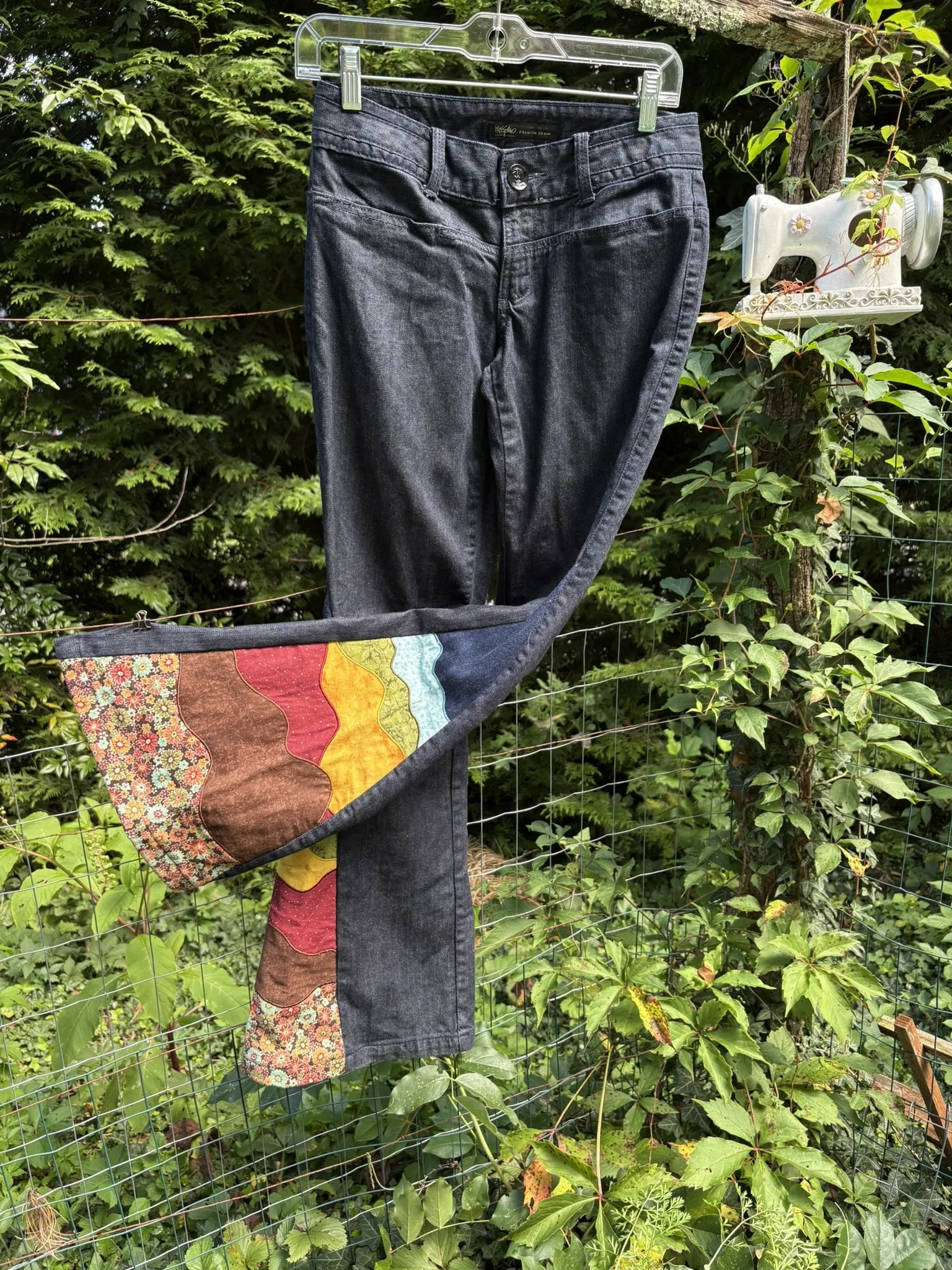 Blue Ridge Mountains Upcycled Jeans - SOLD OUT