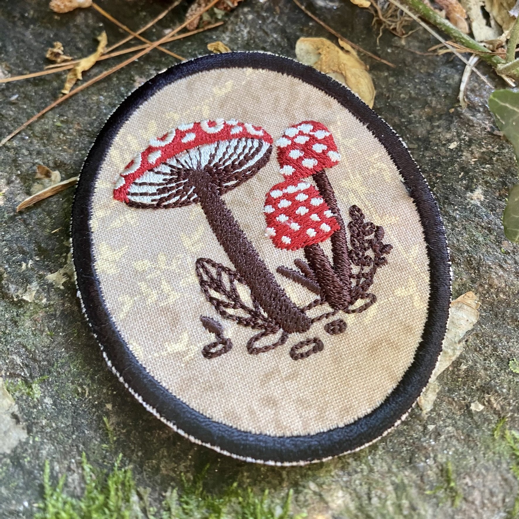 Little Shrooms handmade patch