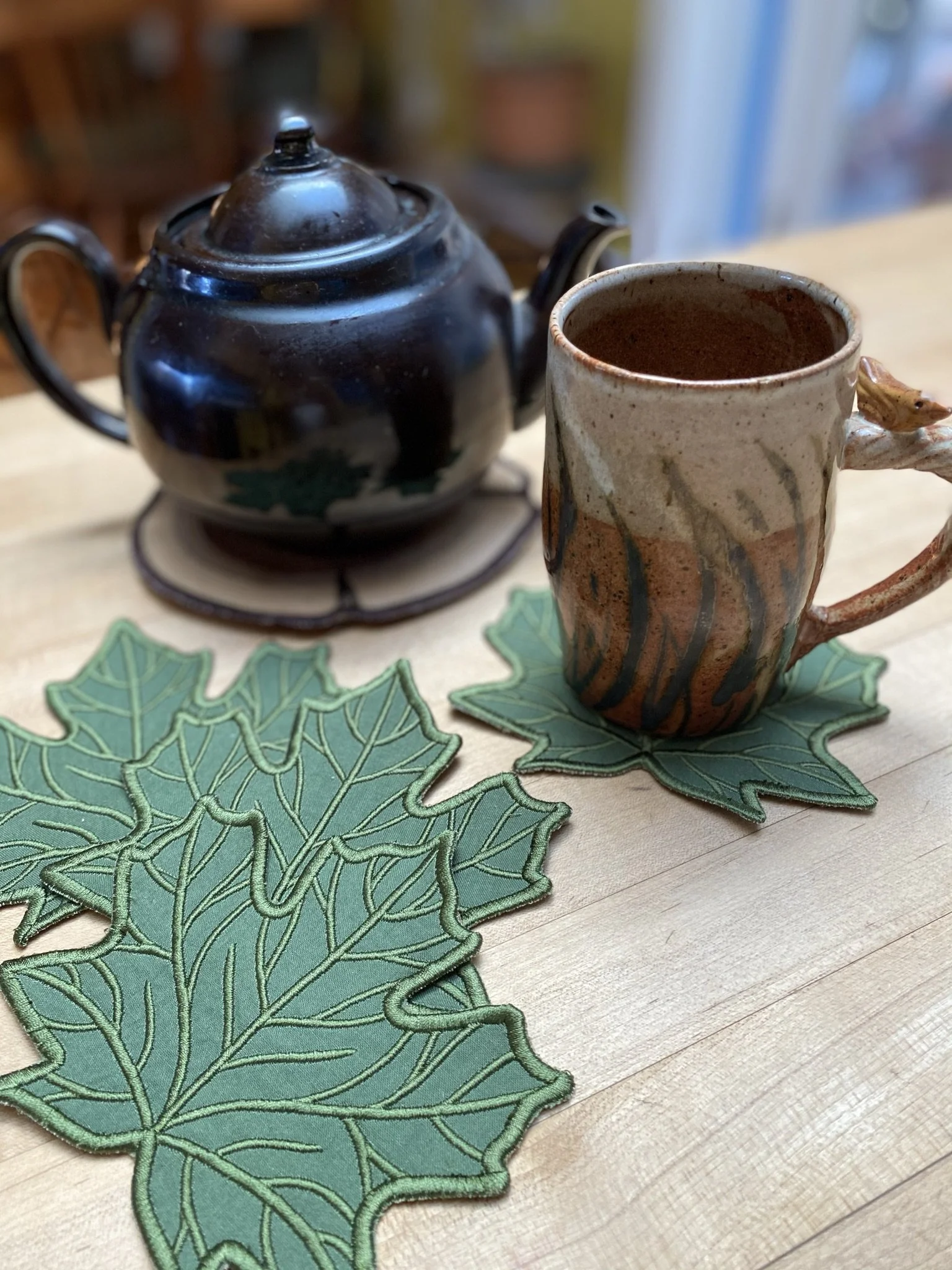 Wood Trivet and Leaf Coasters - COMING SOON!