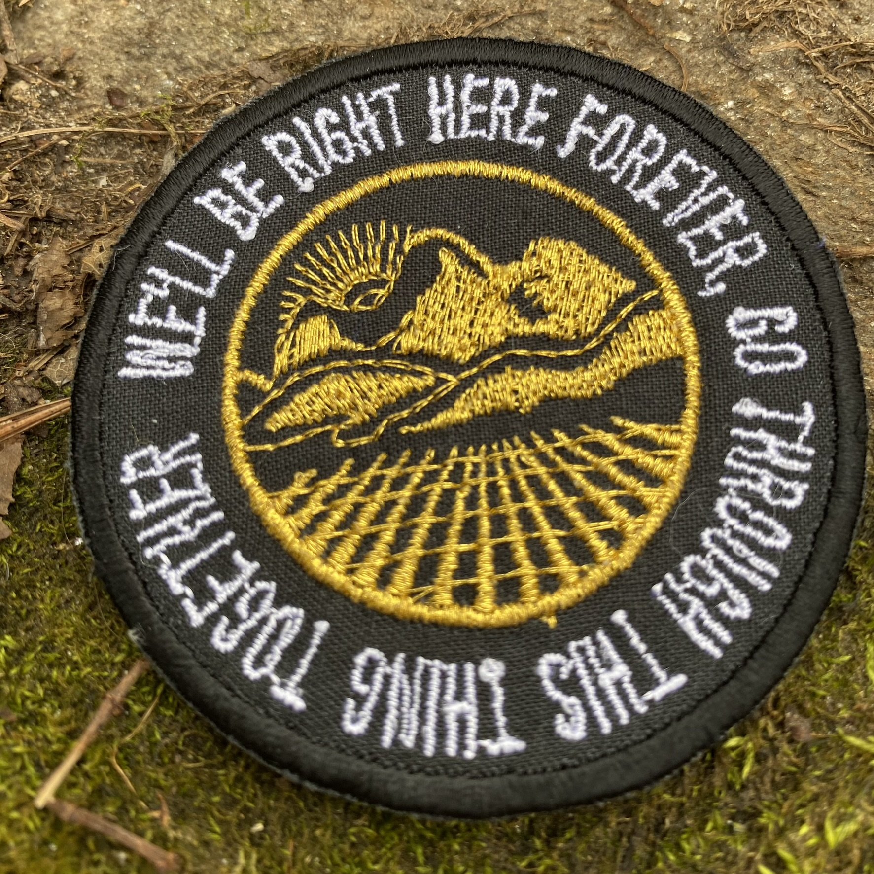Golden Handmade Patch, My Morning Jacket inspired