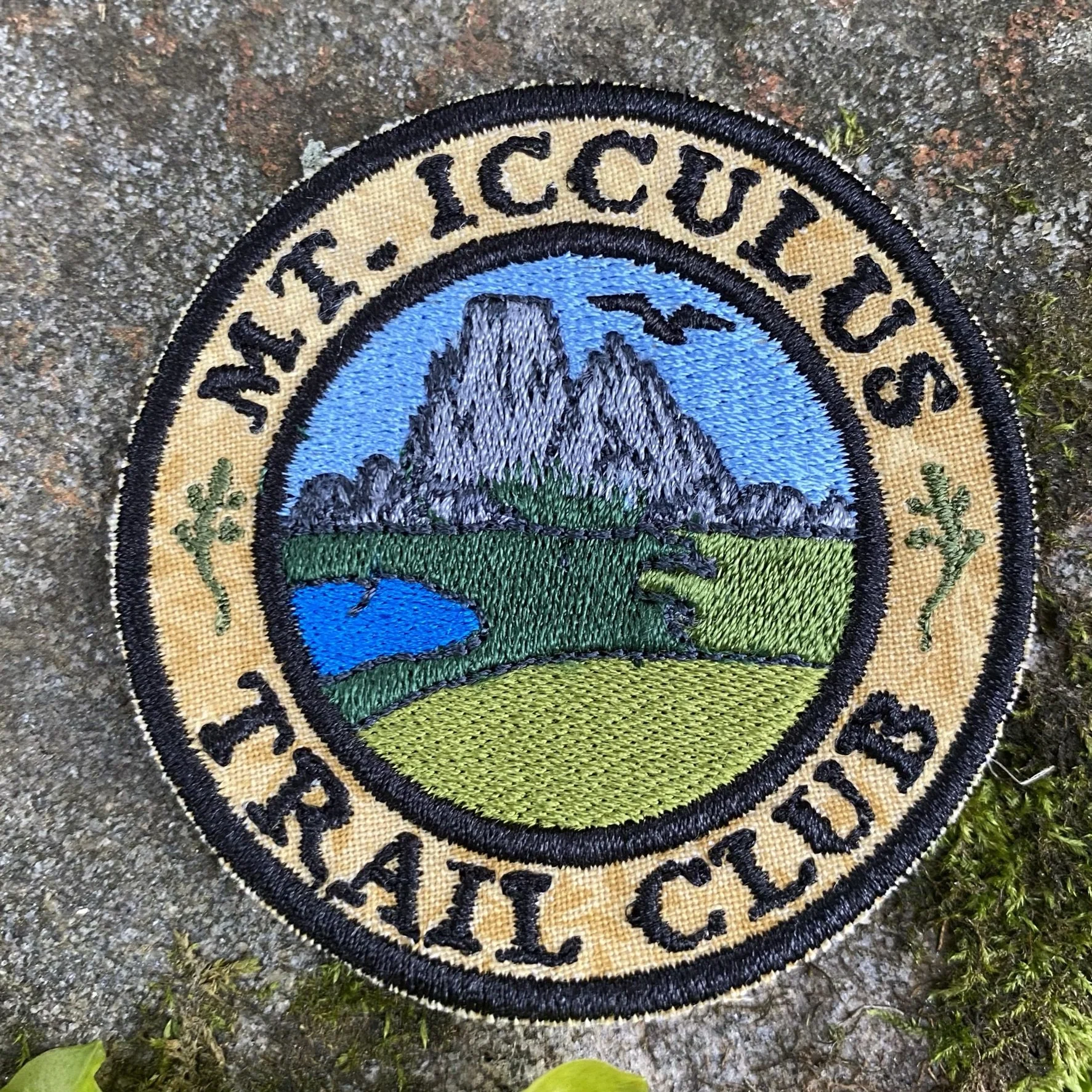 Mt. Icculus Trail Club Handmade iron-on embroidered Phish Patch