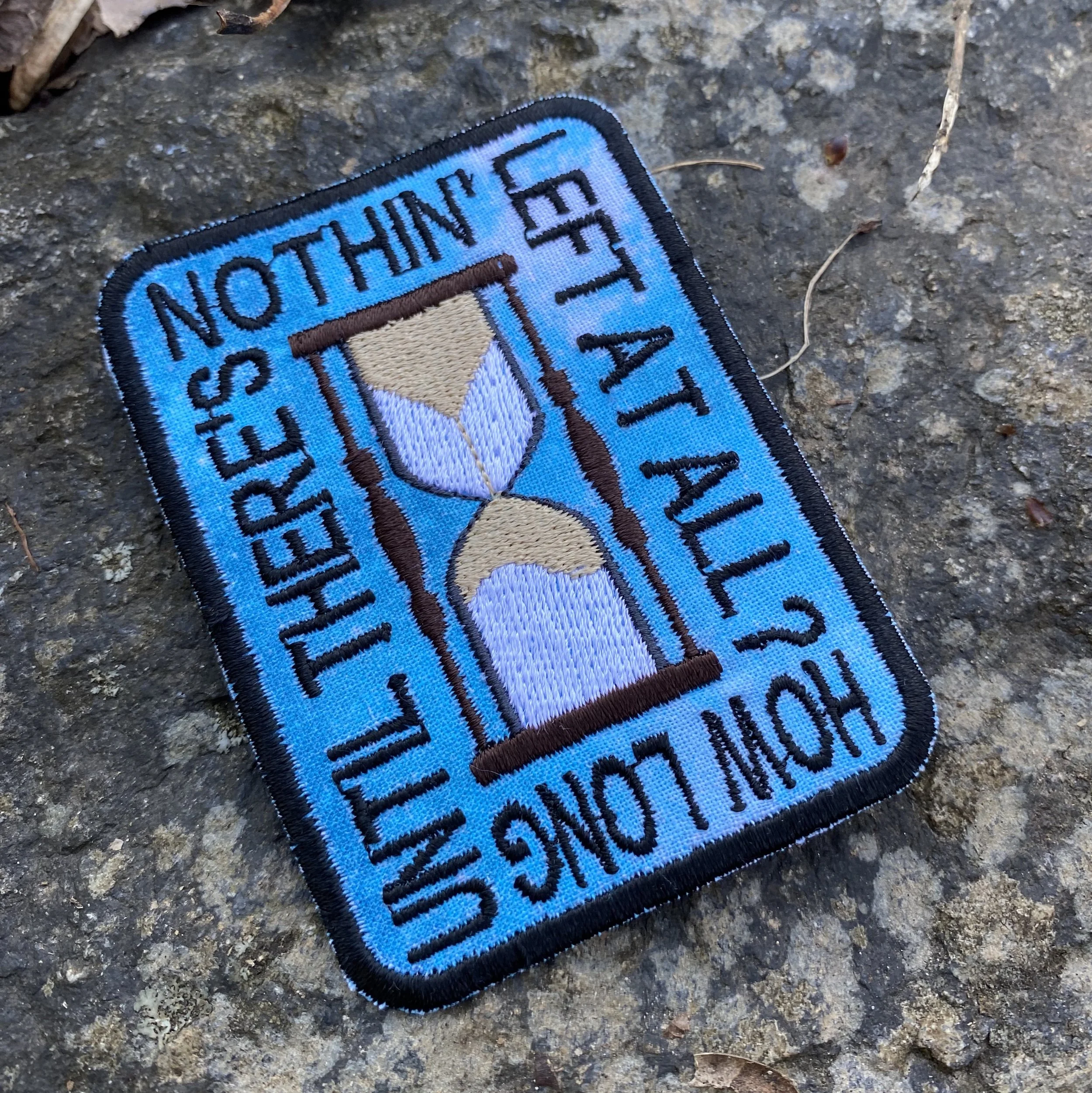 Watch it Fall Handmade iron-on embroidered Billy Strings patch