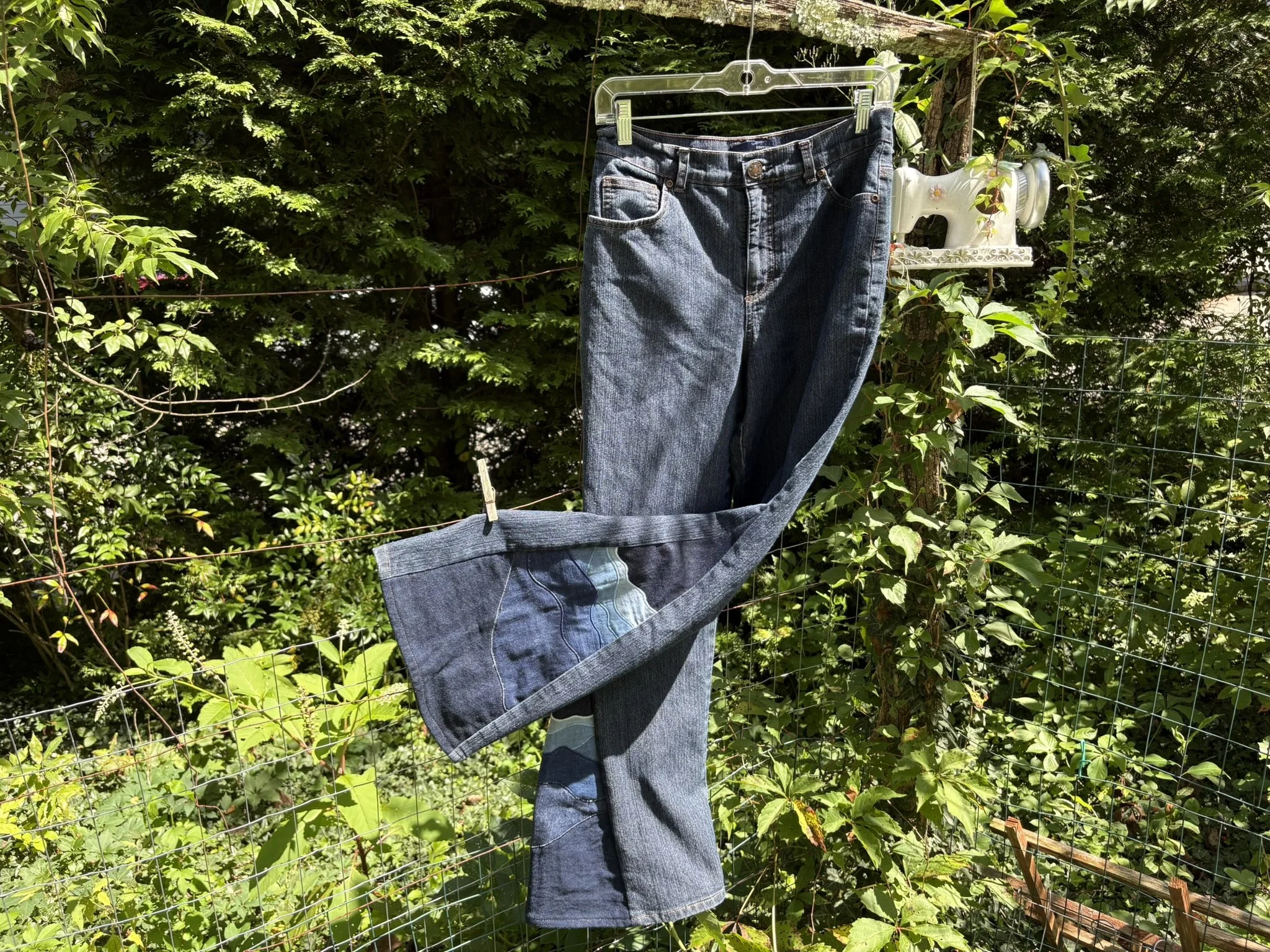 Blue Ridge Mountains Upcycled Jeans - SOLD OUT