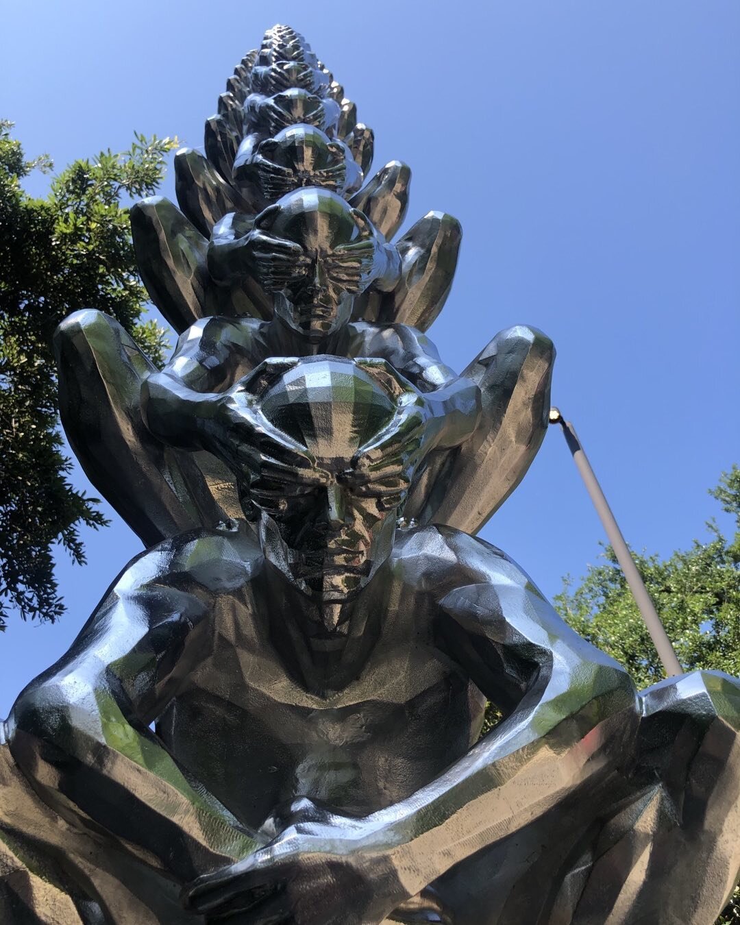 Karma-2011 by Do Ho Suh. In the New Orleans sculpture garden.