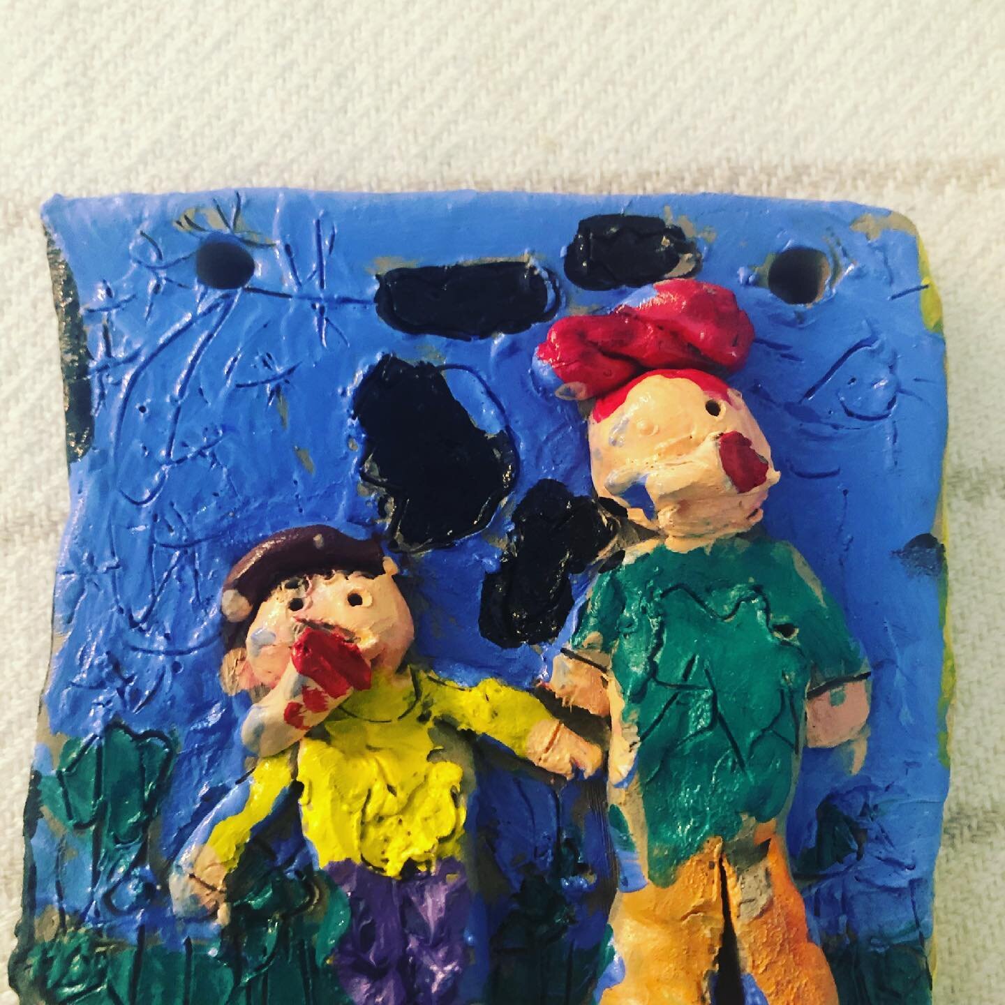 Happy Mother&rsquo;s day. 
My little guy made me this at school, we are eating Stromboli&rsquo;s together outside. 
This is being a mom from the eyes of  child. Holding hands, being outside and eating a favourite meal made by mum. 
He loves that it h