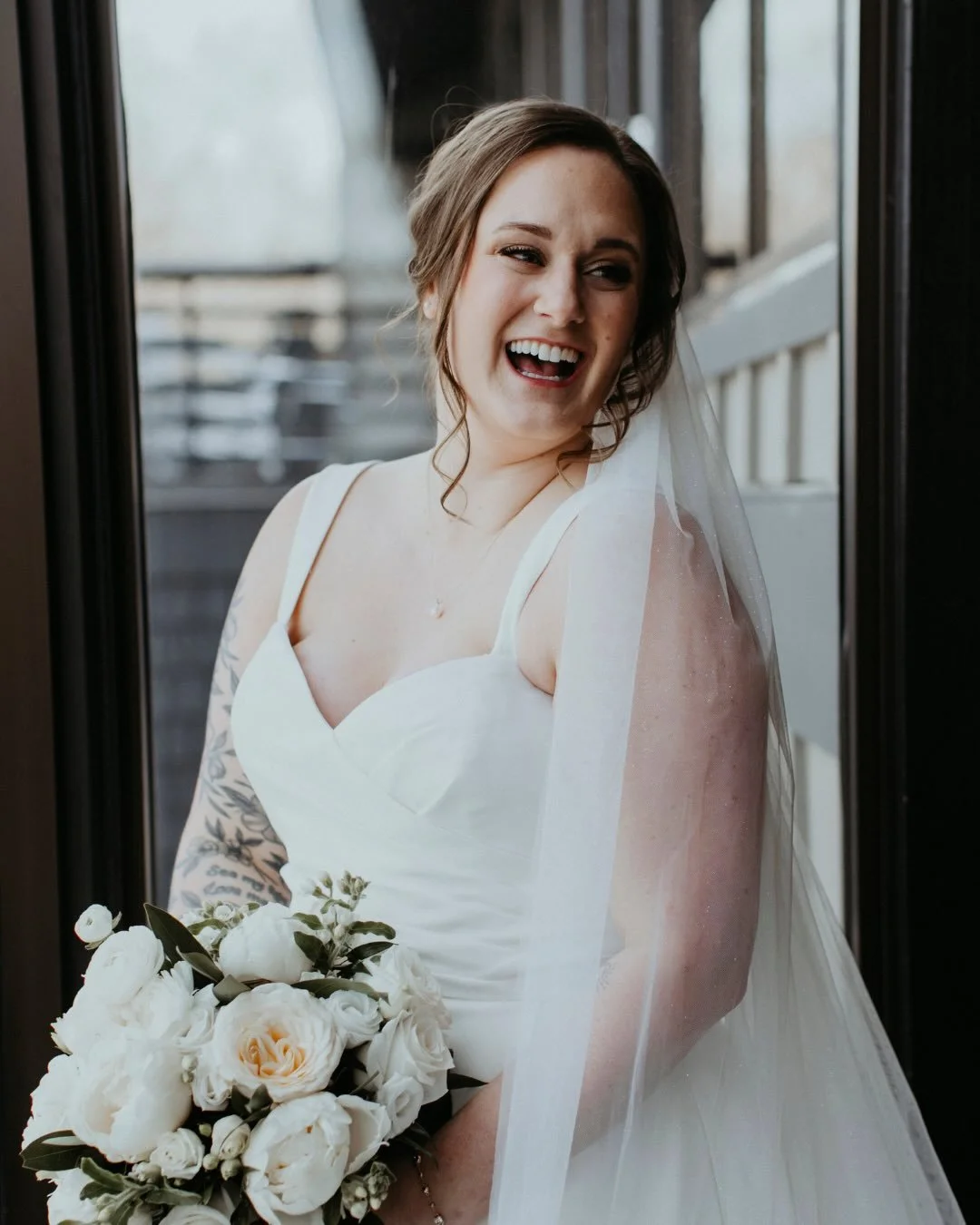A little bit of classy, a little bit of chaos, and a dance floor that did NOT quit.
10/10 wedding energy 🤍

Shots @studiorickner edited @chelseareeckphoto 
Floral @bonnies.unreal.arrangements 
Beauty @zielbridal_ 
Music @behind_the_board_djs dress
@