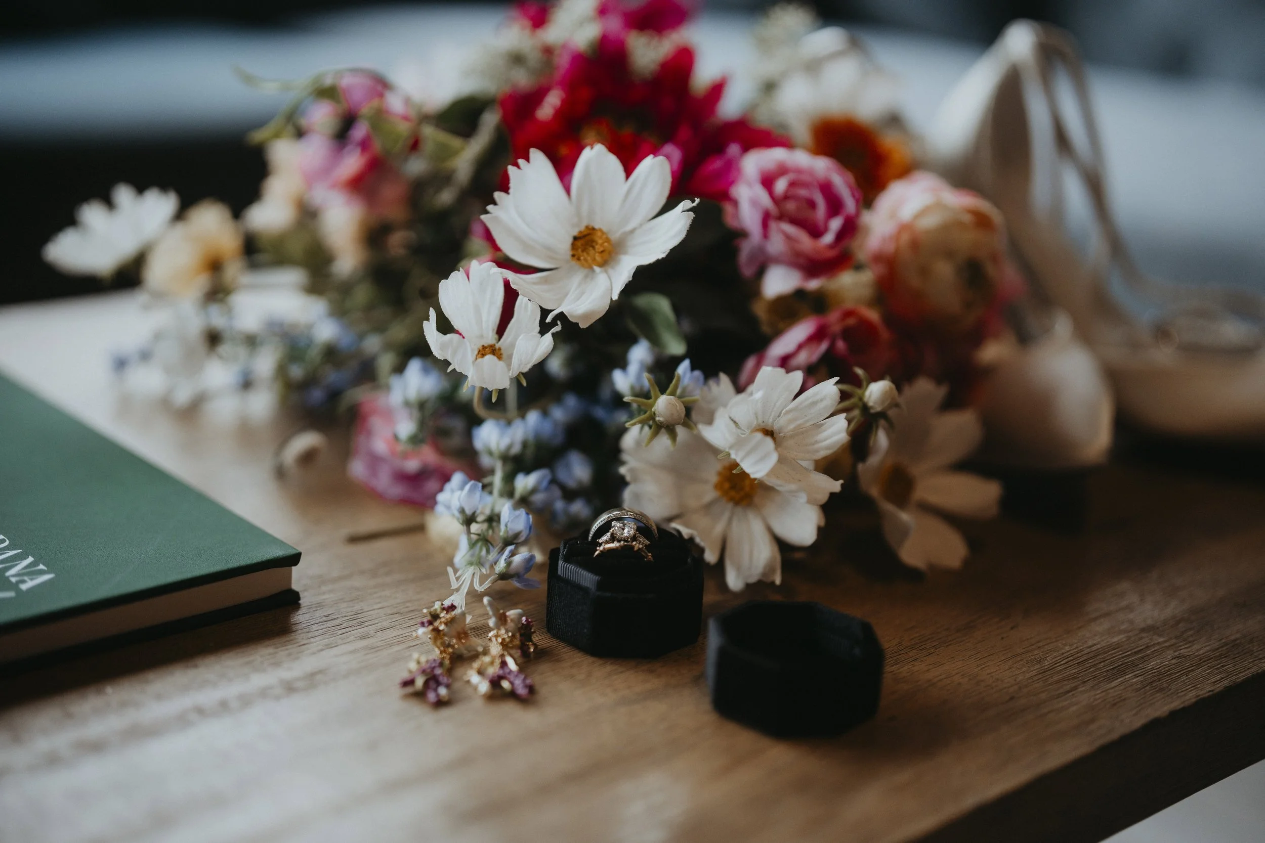 Silk flower bouquet