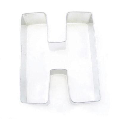 COOKIE CUTTER LETTER - H
