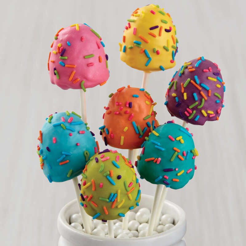 Wilton Brownie Pops Silicone Brownie and Cake Pop Molds Pan, 8