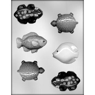 3D Assorted Seashells Chocolate/Candy Mold 90-12813