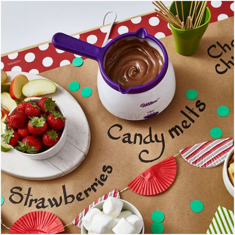 Light Cocoa Candy Melts® Candy and Melting Pot Set, 2-Piece