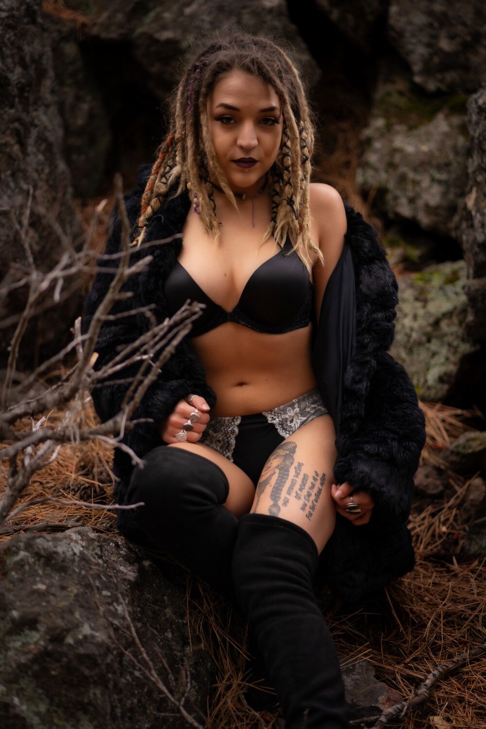 Witch Photoshoot - Boudoir Photography