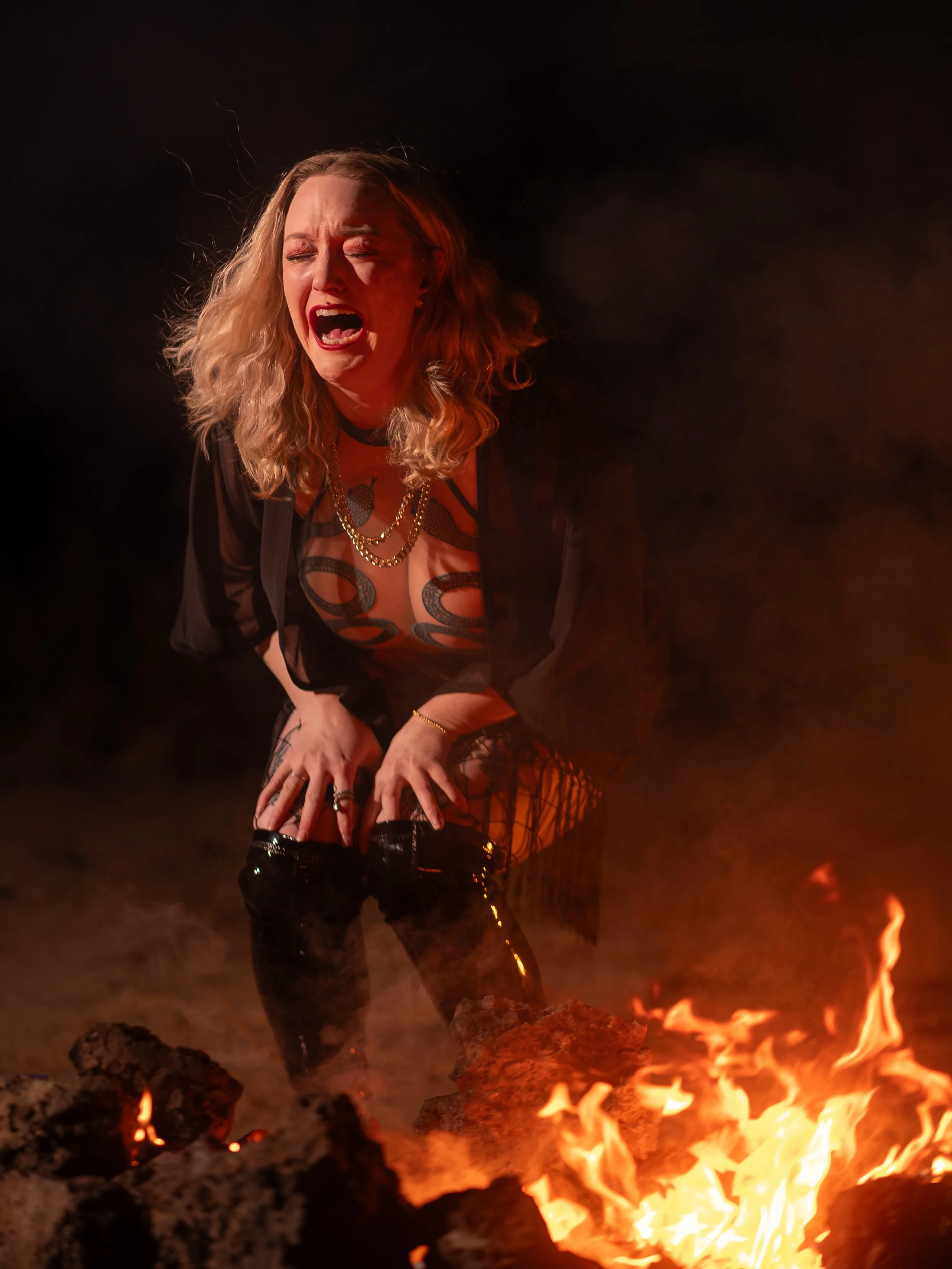 Burn the past. Burn away the things that held you back. Be rid of things that no longer serve you. And make it art. 

I have had the immense privilege of late to help several women document the last tangible reminder of their former relationships, li