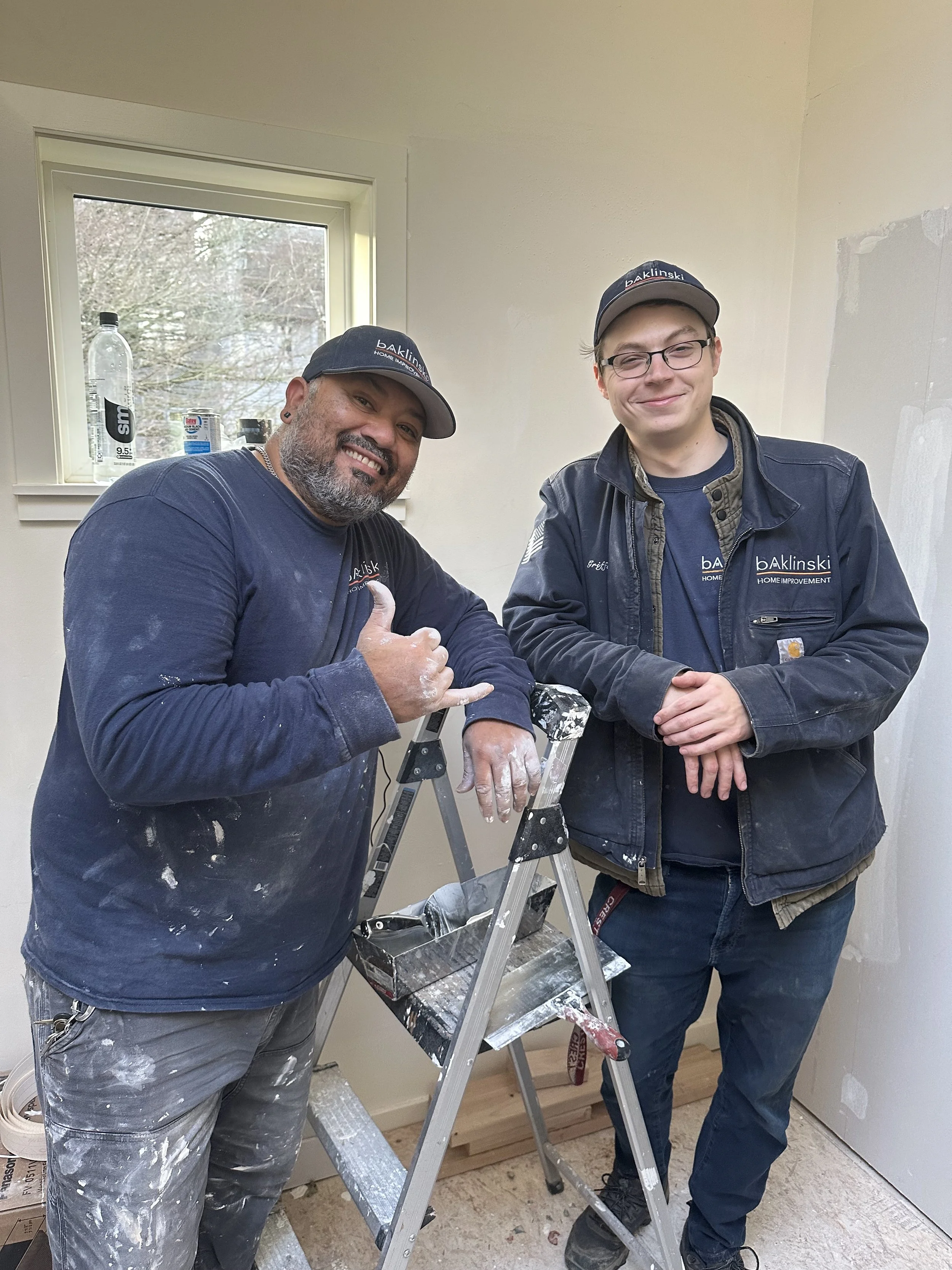 Baklinski Home Improvement team on a whole home renovation site in Seattle