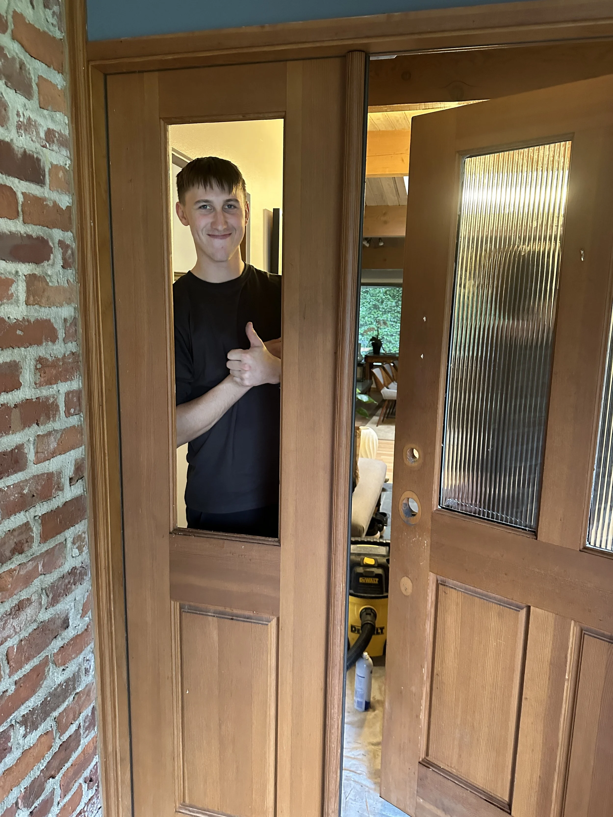 Glass Half Full: Giving Your Seattle Wood Doors a Makeover They Deserve!