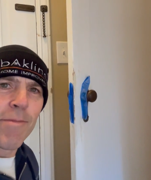 Expert handyman fixing vintage door hardware in Seattle