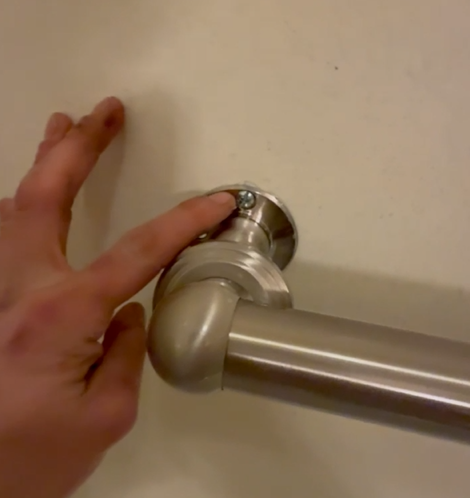 Professional grab bar installation in Seattle bathroom by Baklinski Home Improvement