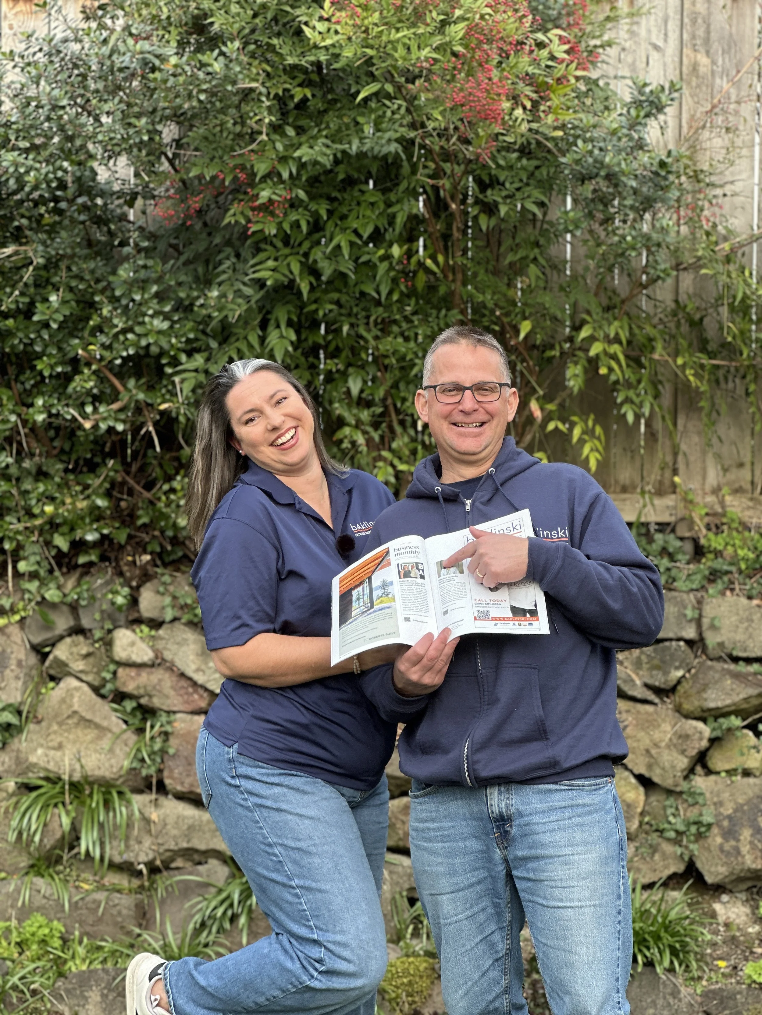 Baklinski Home Improvement featured in Mercer Island City Lifestyle Magazine as 2025 Turnaround Company of the Year