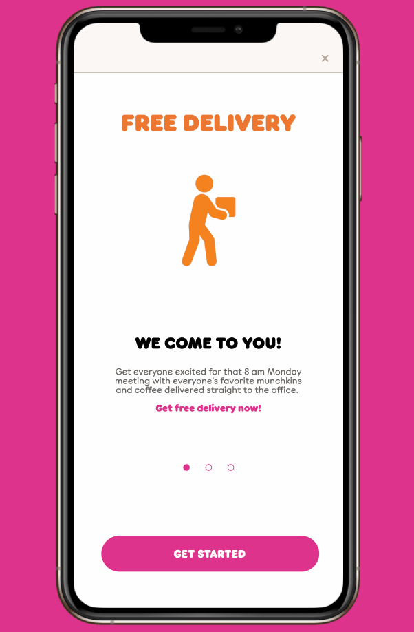 onboarding dunkin.gif