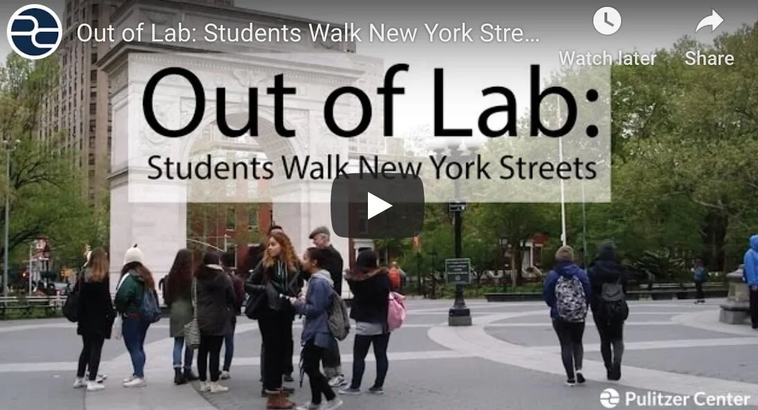 Out of Lab: Students Walk New York Streets - National Geographics &amp; Pulitzer Center
