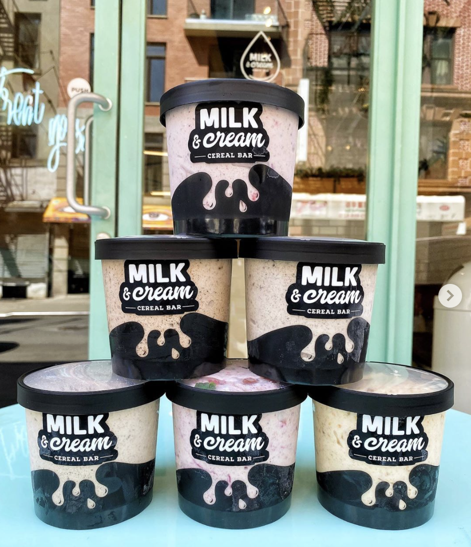Breakfast Meets Dessert at Milk and Cream Cereal Bar