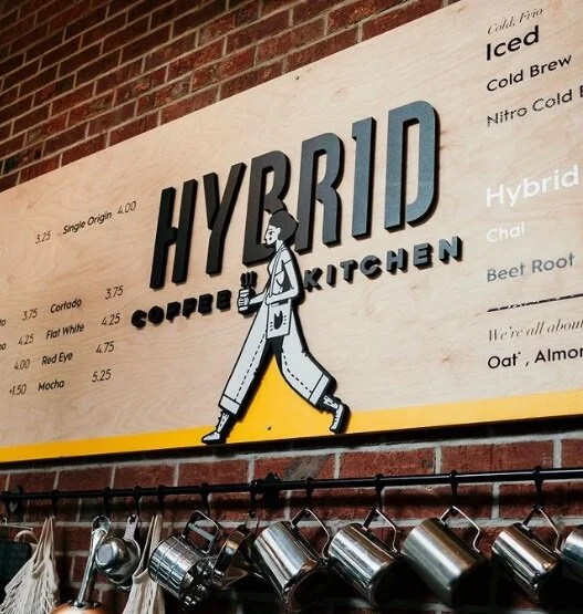Hanging out at Hybrid Coffee and Kitchen