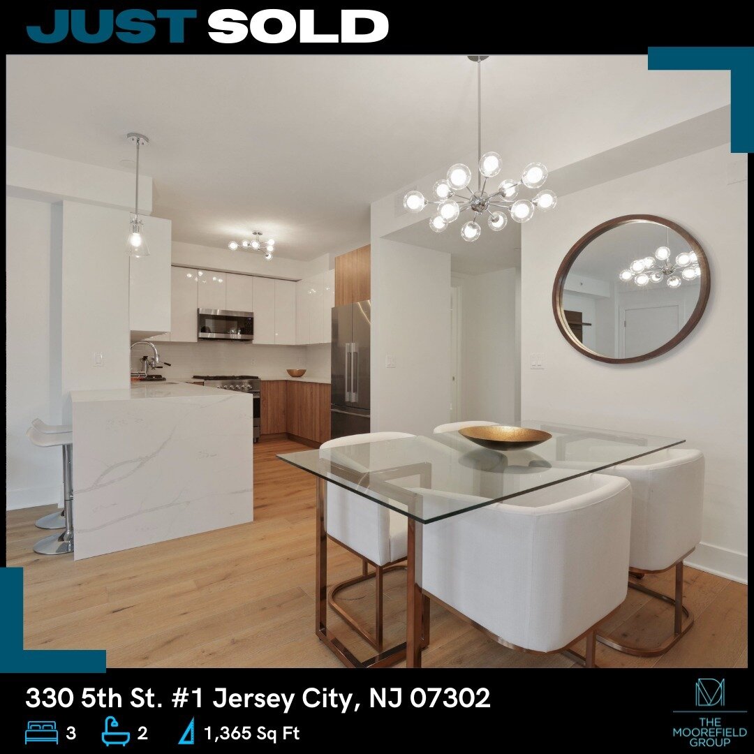 ✨JUST SOLD!✨
⠀⠀⠀⠀⠀⠀⠀⠀
📍330 5th St. #1 
Jersey City, NJ 07302 ⠀⠀

The 1st unit in this steel &amp; concrete boutique building located in The Village section of Downtown Jersey City just got sold with a closing price of $1,140,000! 

@sixboro.holdings