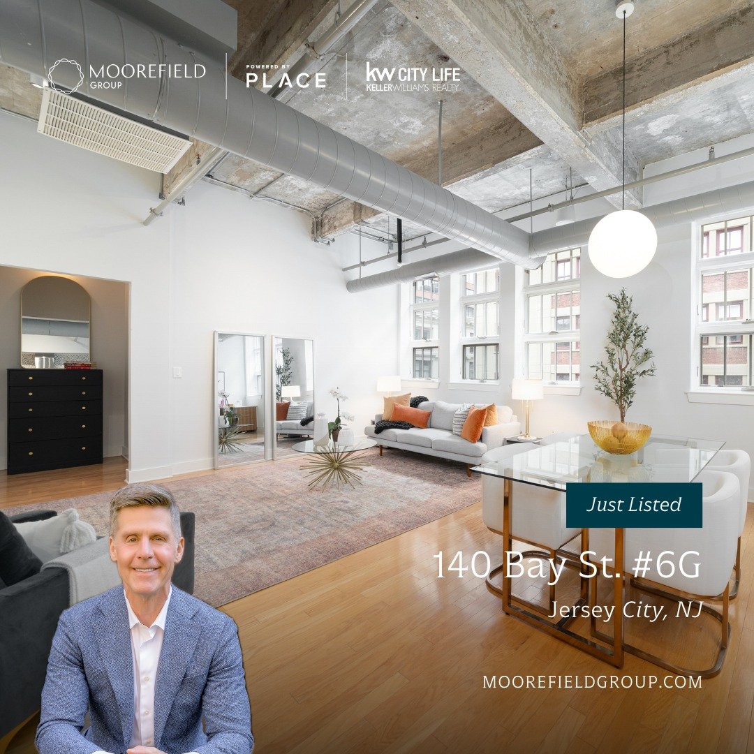 🏡 JUST LISTED! 🏡  

📍 140 Bay St. #6G 
Jersey City, NJ 07302  

🛏️ 1 Bed 
🛁 1 Bath 
💰 $825,000  

Be prepared to be wowed by this dramatic, industrial-chic condo at 140 Bay St, the re-imagined Cooke Warehouse located in downtown Jersey City&rsq