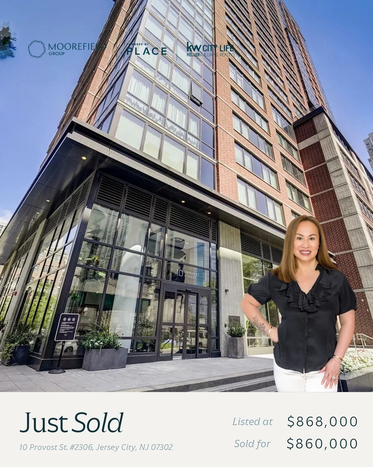 💫 JUST SOLD! 💫

📍 10 Provost St. #2306 
Jersey City, NJ 07302

Excited to share that we represented the buyers of this stunning Downtown Jersey City condo! 🏙️✨

With @tinaparadisorealtor's strong market knowledge and smart negotiation, we secured