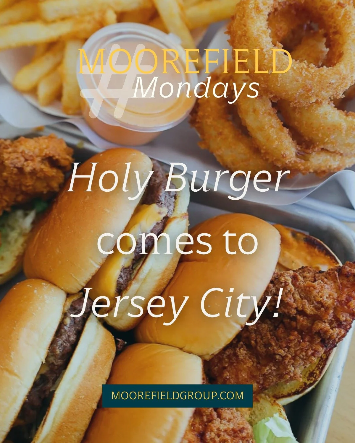 🎇Moorefield Mondays🎇

Holy Burger Comes to JC

Holy cow has this chain expanded fast! The first Holy Cow &ndash; a Halal burger joint with an emphasis on ethically sourced burgers &ndash; opened in the Lower East Side in 2018. Since then, they have