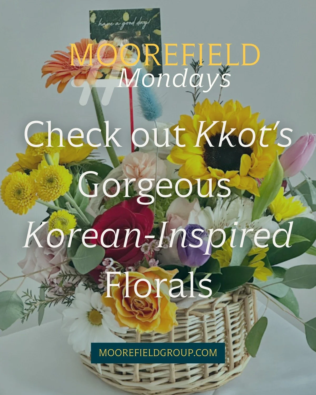 🎇Moorefield Mondays🎇
Kkot Floral Studio is an adorable new shop located downtown on Newark Ave. This is the first brick and mortar location for these florists, who cite Korea as an inspiration for their clean, modern bouquets (Kkot is the Korean w