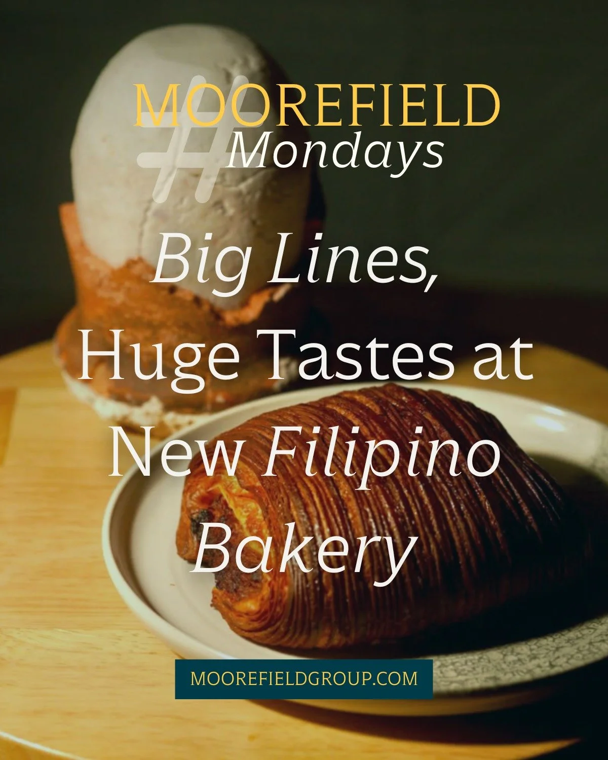 🎇Moorefield Mondays🎇

If you are looking to sample the baked treats at Panaderya Salvaje, get in line. Literally. And get there early, because they usually sell out hours before the official closing time. This small batch Filipino bakery is open Th