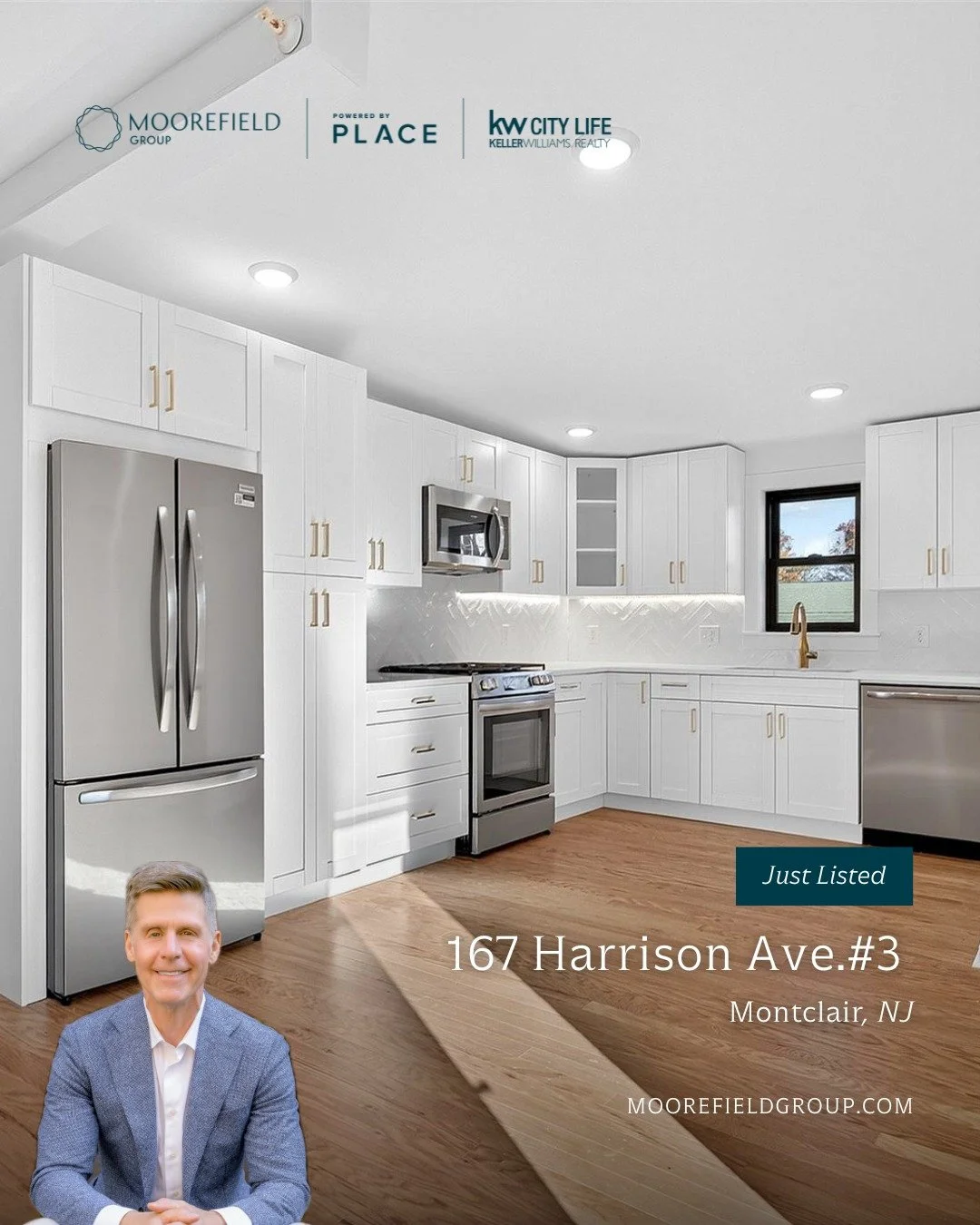 Just Listed for Rent!  

167 Harrison Ave. #3
Montclair, NJ 07052

Listed@ $2,150/mo 
1 Bed | 1 Bath 
867 sq. ft.  

Experience modern luxury in this meticulously renovated 1BR/1BA residence with parking, ideally located in the heart of Montclair. Co